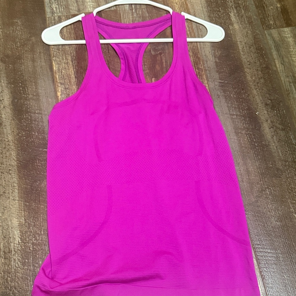 lululemon athletica Bright Fuchsia Racerback Tank